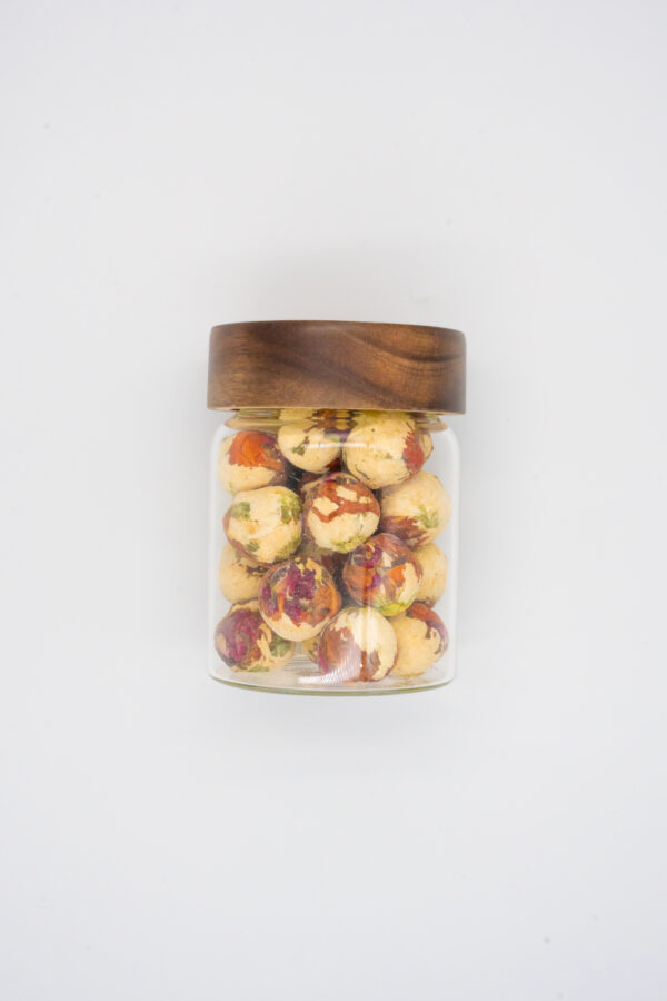 Flora Tea Bomb - 27 Pieces Fusion White Chrysanthemum + Rose + Jasmine + Lily